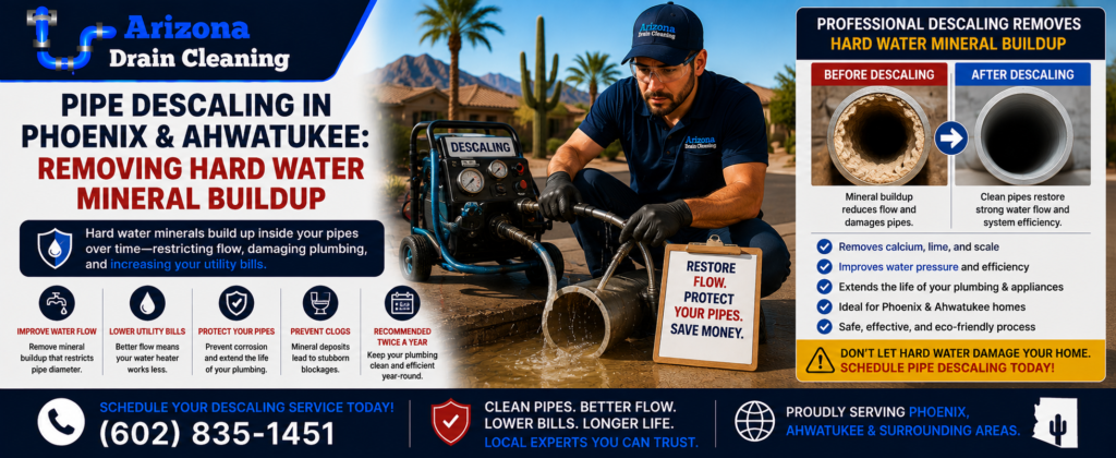 pipe descaling phoenix az