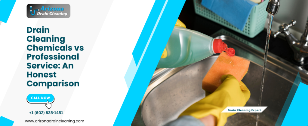 Drain Cleaning Chemicals vs Professional Service: An Honest Comparison