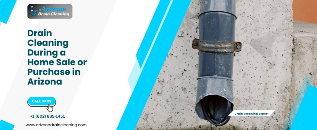 drain cleaning during home sale or purchase