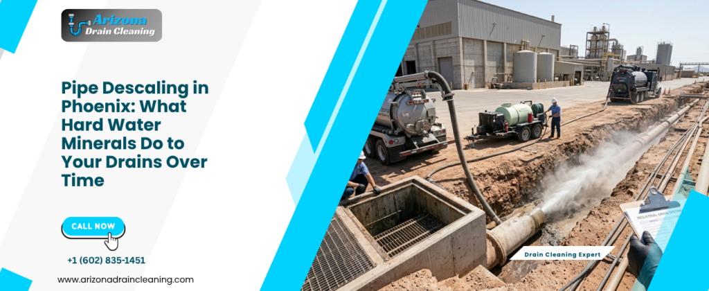 Pipe Descaling in Phoenix: What Hard Water Minerals Do to Your Drains Over Time
