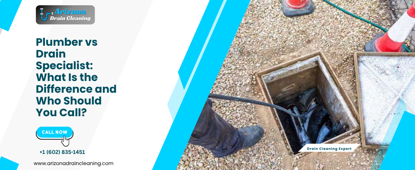 plumber vs drain specialist Arizona