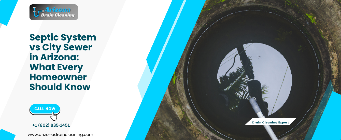 septic system vs city sewer Arizona