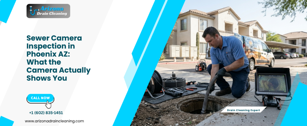 Sewer Camera Inspection in Phoenix AZ: What the Camera Actually Shows You