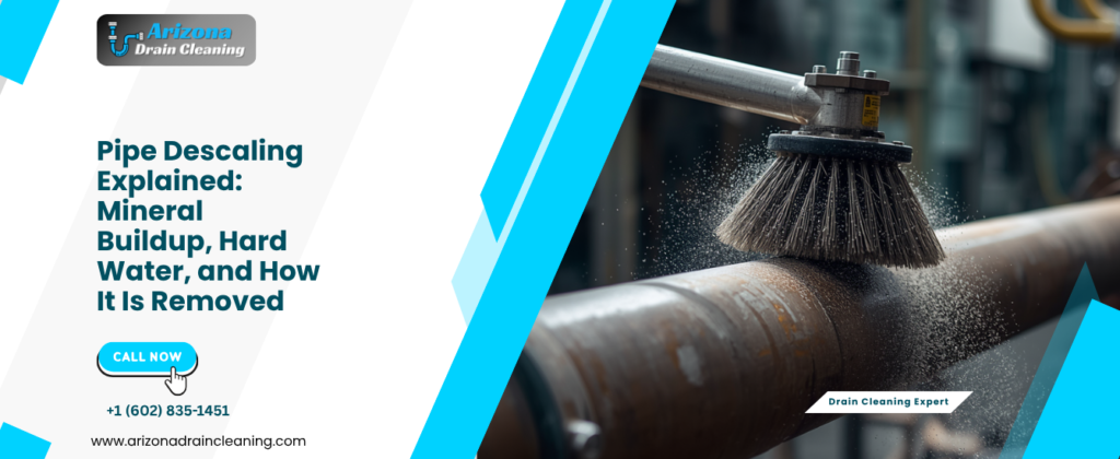 Pipe Descaling Explained: Mineral Buildup, Hard Water, and How It Is Removed