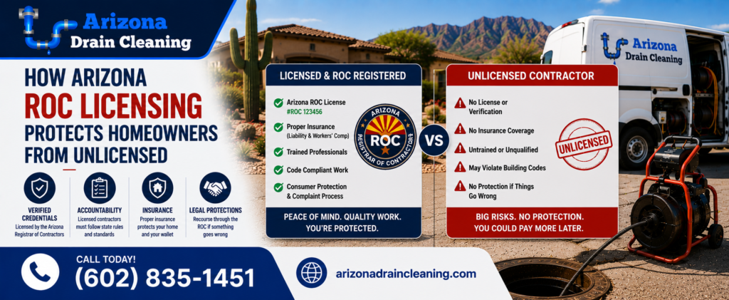 arizona roc license drain contractor