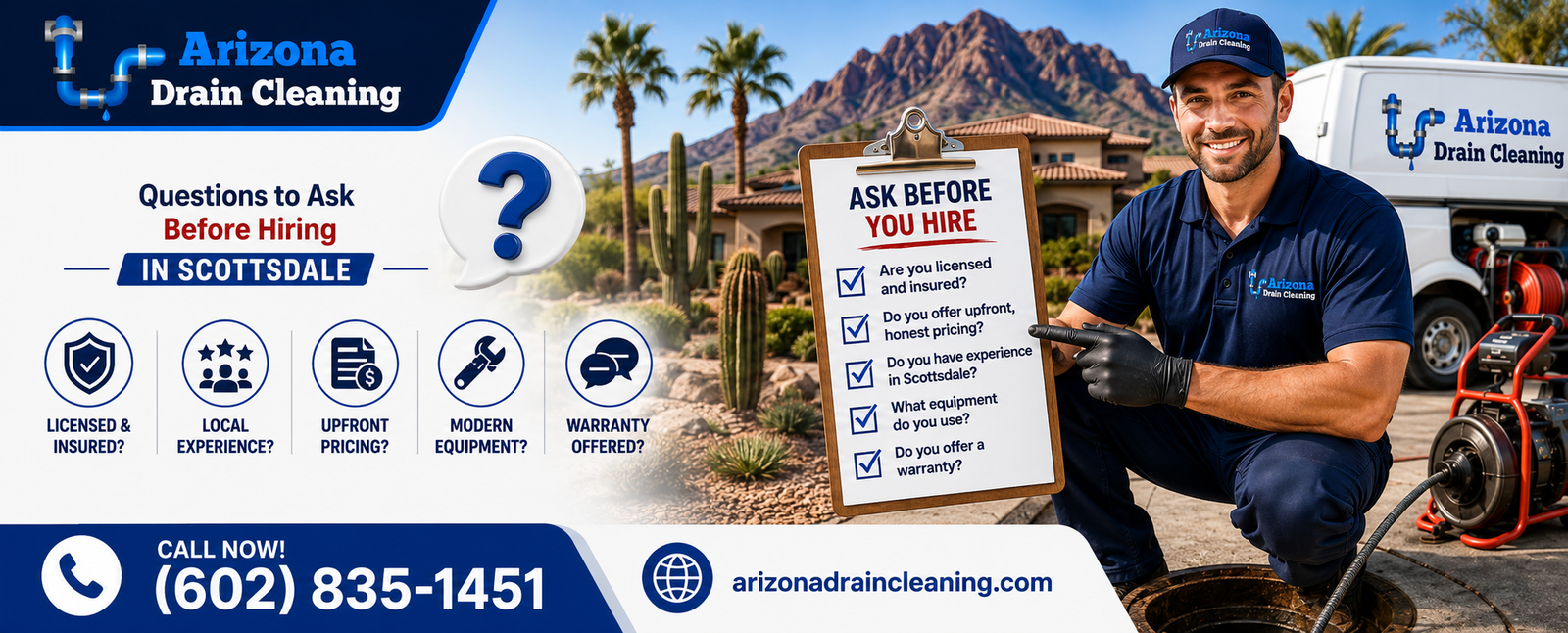 drain cleaning company scottsdale az