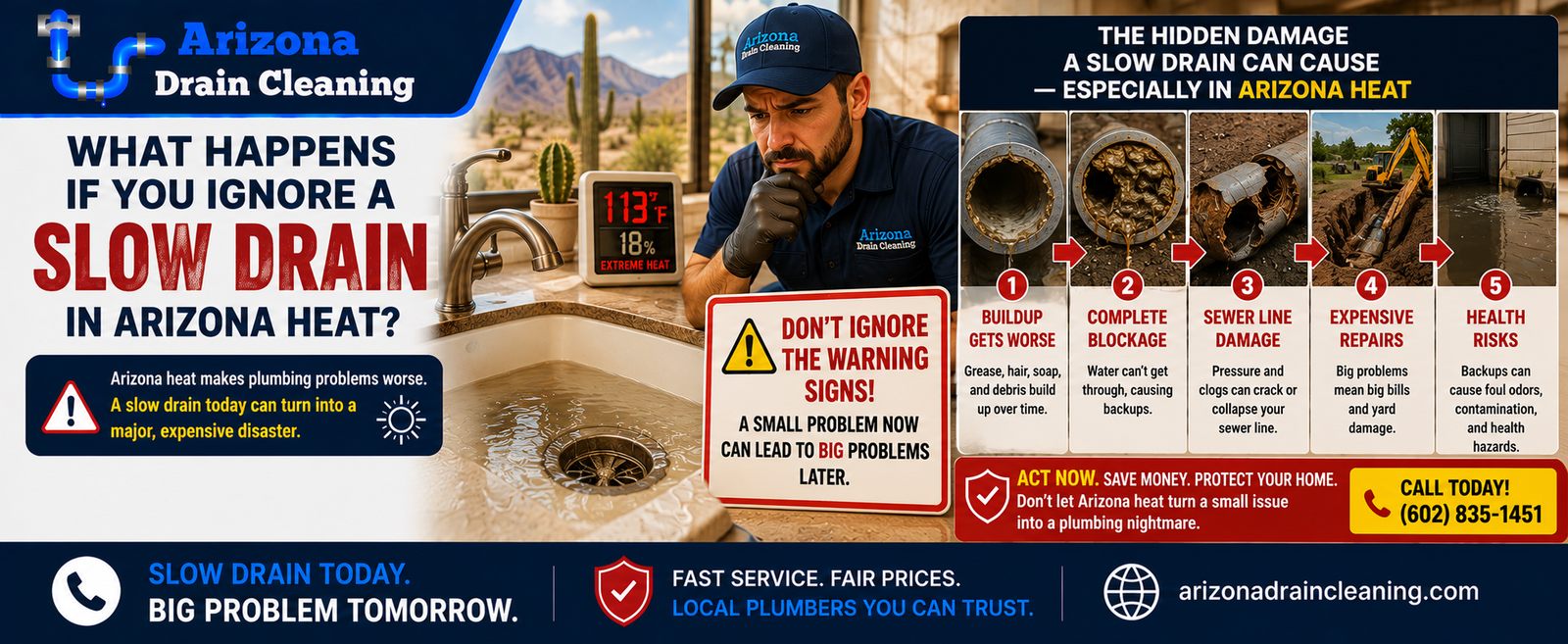 ignore slow drain arizona