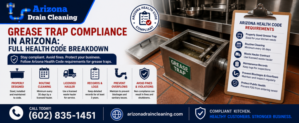 grease trap compliance arizona