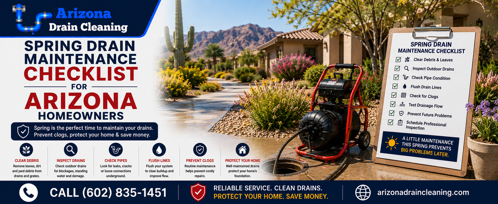spring drain maintenance arizona