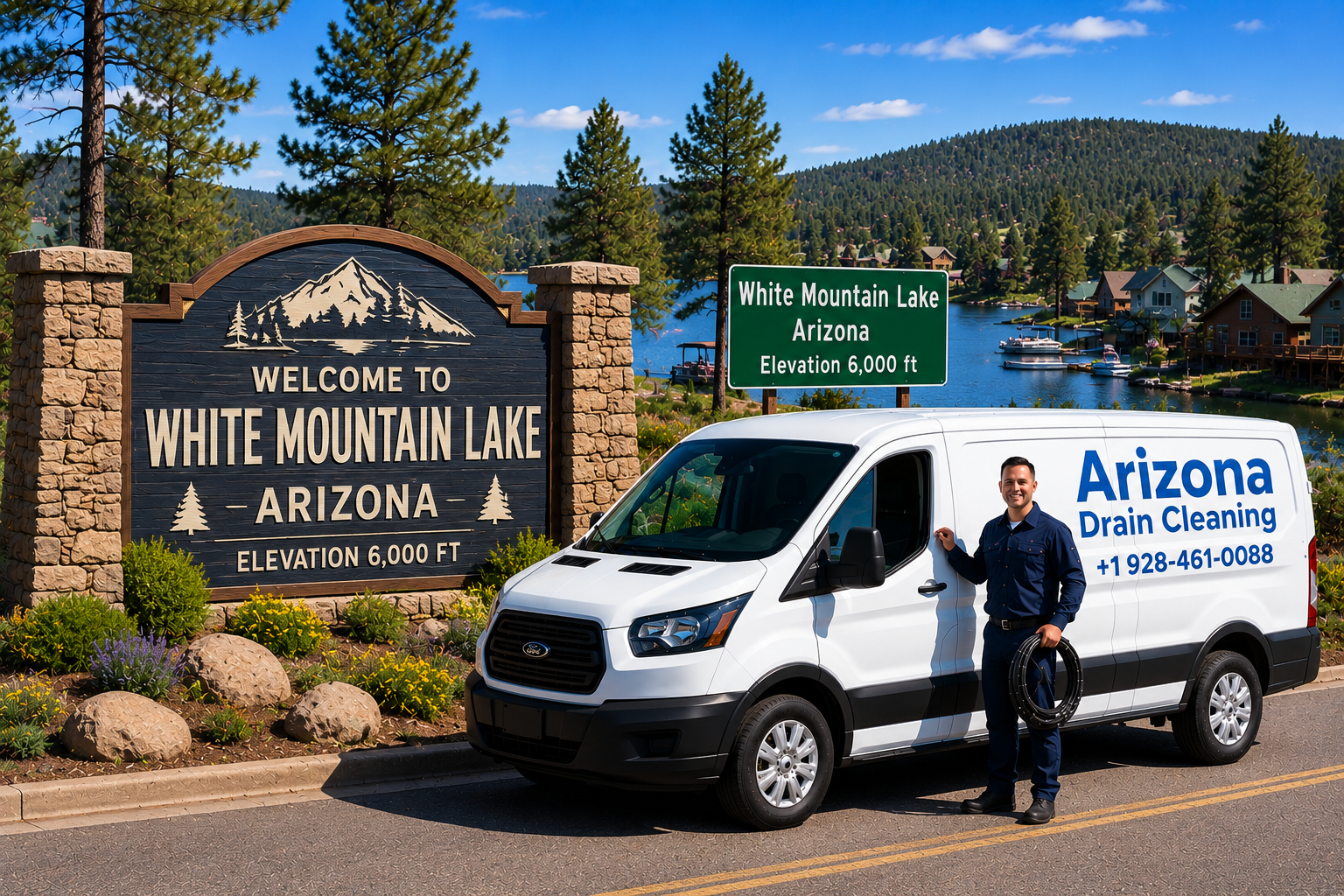 drain cleaning White Mountain Lake