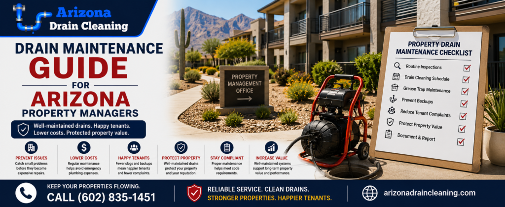 Drain Maintenance for Property Management in Arizona: A Professional’s Guide